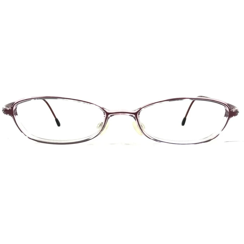 Silhouette Eyeglasses Frames SPX 1990 10 6065 Clear Muted Purple 51-18-135